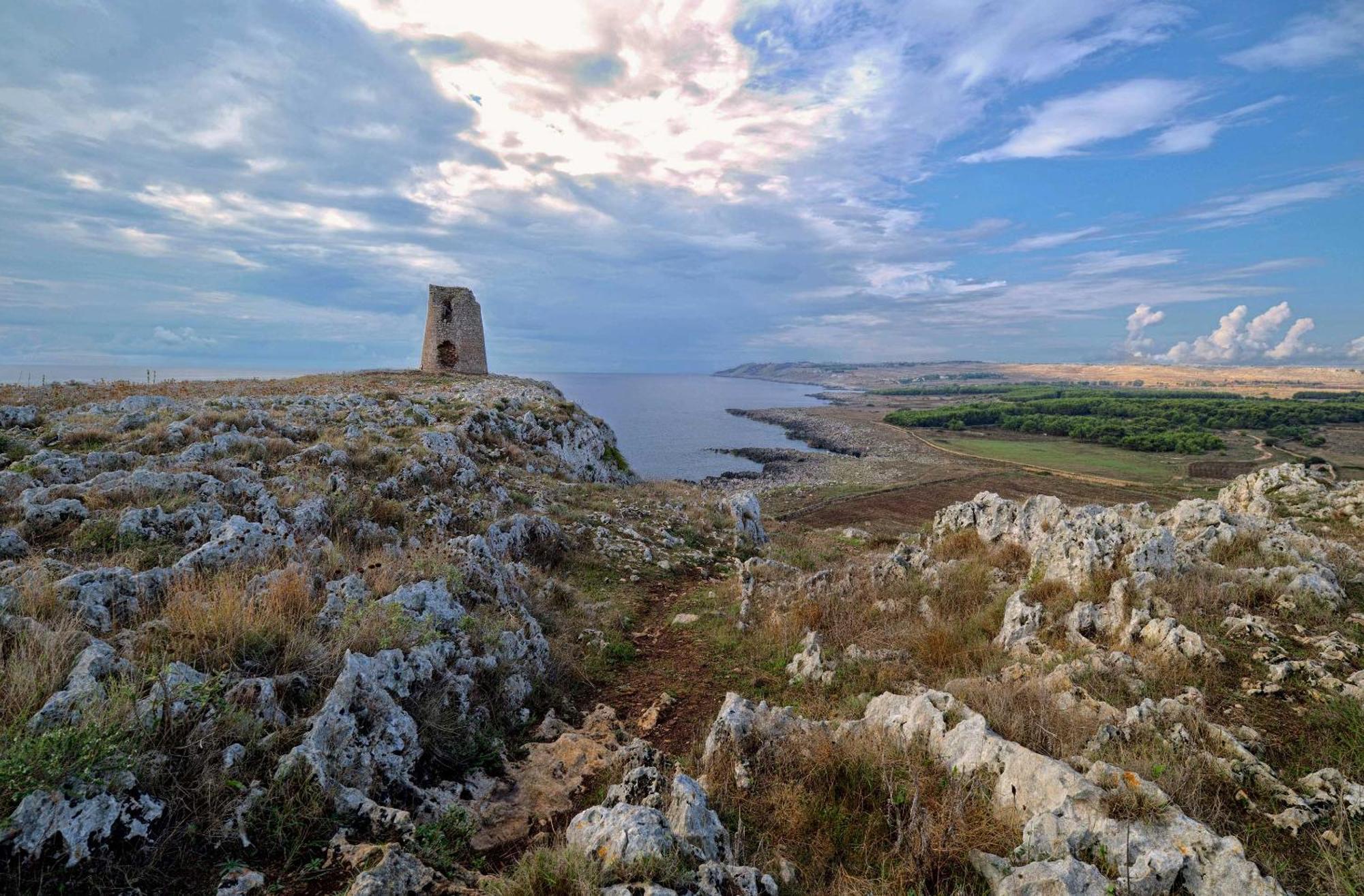 Oikia Vacanze S Cesarea Casa Rosa Su Santa Cesarea Terme Esterno foto